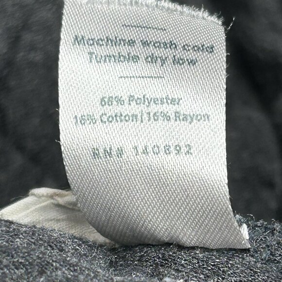 Marine Layer Hoodie Mens Large Gray Quilted Full Zip YKK Drawstring Sweatshirt - Picture 7 of 12